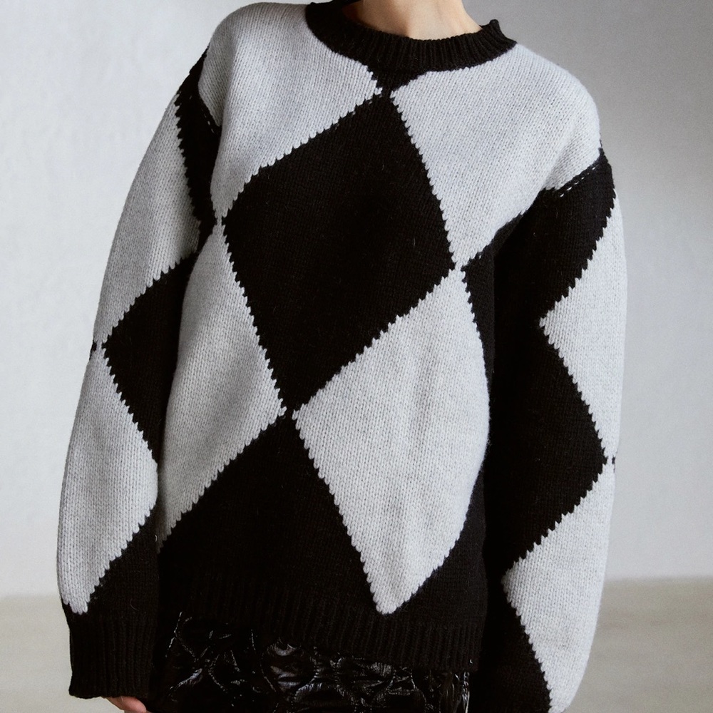 Source Unknown Argyle Sweater View 2